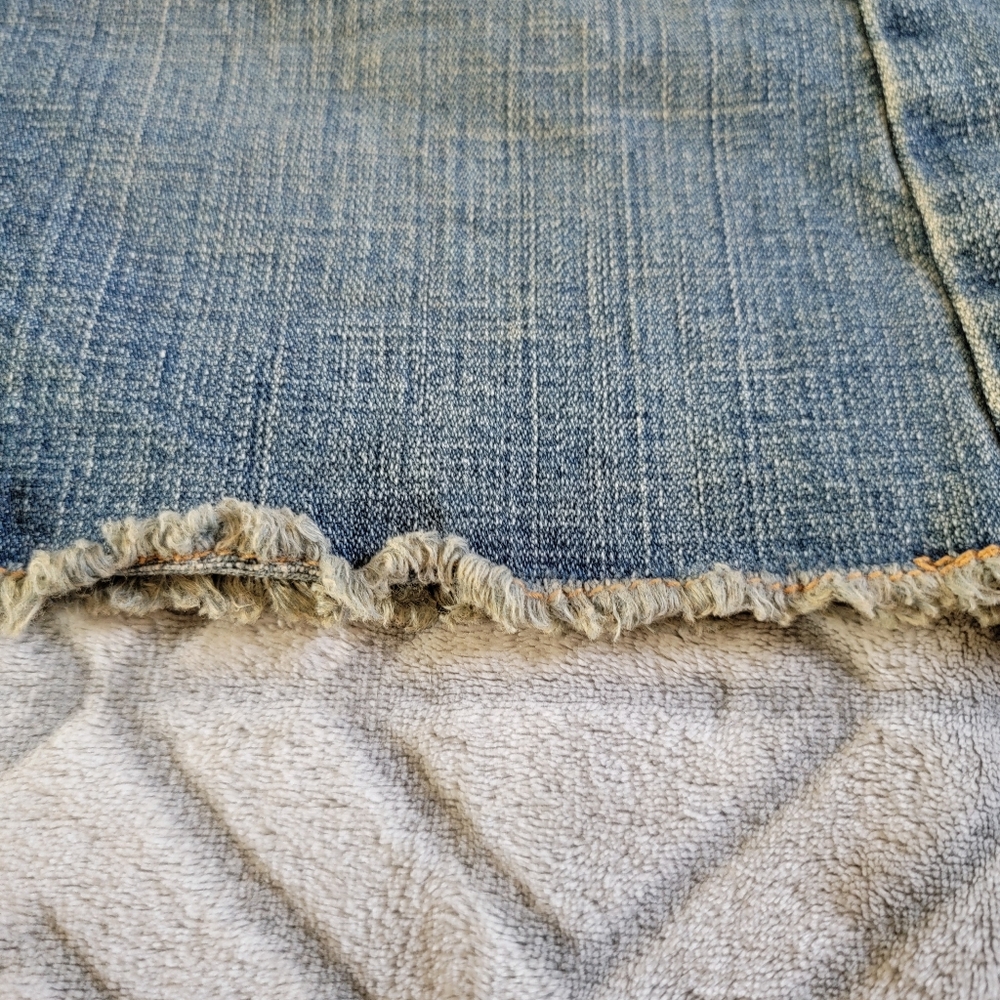 Levi's Light Blue Denim A-Line Skirt - Picture 7 of 8